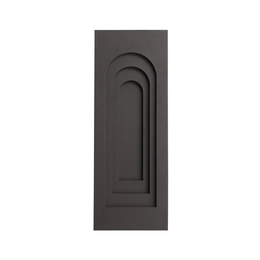 Outdoor Wall Light Avenue Lighting AV10029-DBZ Avenue Outdoor 24"H 3-CCT LED Rectangular Curved Top Wall Sconce in Dark Bronze Avenue Lighting