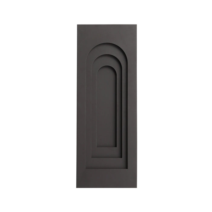 Outdoor Wall Light Avenue Lighting AV10029-DBZ Avenue Outdoor 24"H 3-CCT LED Rectangular Curved Top Wall Sconce in Dark Bronze Avenue Lighting