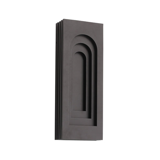 Outdoor Wall Light Avenue Lighting AV10029-DBZ Avenue Outdoor 24"H 3-CCT LED Rectangular Curved Top Wall Sconce in Dark Bronze Avenue Lighting