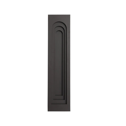 Outdoor Wall Light Avenue Lighting AV10030-DBZ Avenue Outdoor 36"H 3-CCT LED Rectangular Curved Top Wall Sconce in Dark Bronze Avenue Lighting