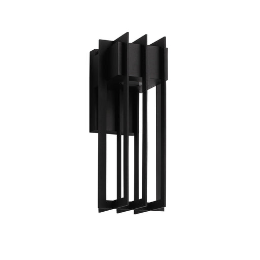 Outdoor Wall Light Avenue Lighting AV10031-BLK Avenue Outdoor 16"H Angles LED Wall Sconce in Black Avenue Lighting