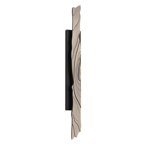 Outdoor Wall Light Avenue Lighting AV10033-DBZ Avenue Outdoor 40"H Textured LED Wall Sconce in Dark Bronze/Faux Gold Woodgrain Avenue Lighting