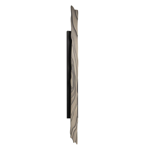 Outdoor Wall Light Avenue Lighting AV10034-DBZ Avenue Outdoor 56"H Textured LED Wall Sconce in Dark Bronze/Faux Gold Woodgrain Avenue Lighting