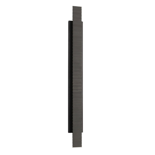 Outdoor Wall Light Avenue Lighting AV10036-DBZ Avenue Outdoor 44"H Ridge Panel LED Wall Sconce in Dark Bronze Avenue Lighting