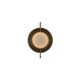 Wall Lamp Avenue Lighting HF7001-AB Mayfair 10"W Round Alabaster Plate LED Wall Sconce in Aged Brass Avenue Lighting