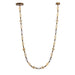 Pendant Light Avenue Lighting HF7163-AGB Dubai 243"L LED Glass Strand Pendant in Aged Brass/Gold Glass in Aged Golden Brass Avenue Lighting