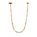 Pendant Light Avenue Lighting HF7163-AGB Dubai 243"L LED Glass Strand Pendant in Aged Brass/Gold Glass in Aged Golden Brass Avenue Lighting