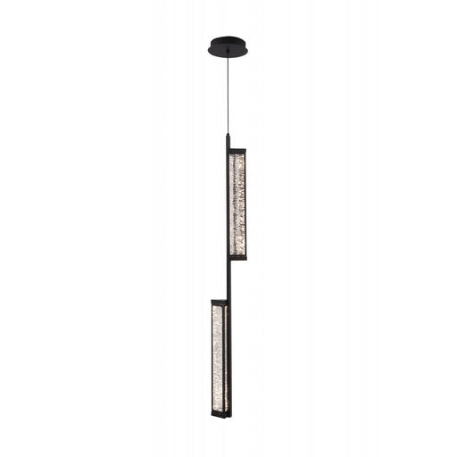 Pendant Light Avenue Lighting HF7180-BK Metropole 2-Light 178"H Pendant in Matte Black Avenue Lighting
