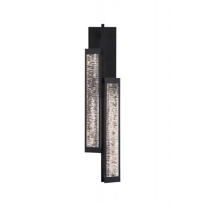 Wall Lamp Avenue Lighting HF7182-BK Metropole 2-Light 26"H LED Wall Sconce in Matte Black Avenue Lighting