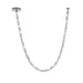 Pendant Light Avenue Lighting HF7193-CH Monarch 158"L Clear Glass Strand Pendant in Chrome Avenue Lighting