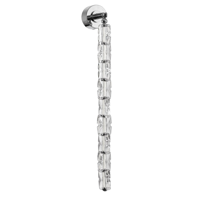 Wall Sconce Avenue Lighting HF7191-CH Monarch 36.5"H LED Wall Sconce in Chrome/Clear Crystal Avenue Lighting