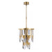 Chandelier Avenue Lighting HF7171-AGB Paramount 21"W Pendant in Aged Brass Avenue Lighting