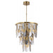 Chandelier Avenue Lighting HF7172-AGB Paramount 29"W Pendant in Aged Brass Avenue Lighting