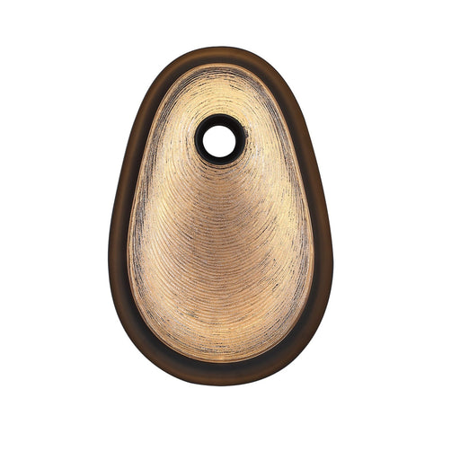 Wall Sconce Avenue Lighting HF7222W-BK-SMK Palmea 16"H Oval Shape LED Wall Sconce in Matte Black/Smoked Glass Avenue Lighting