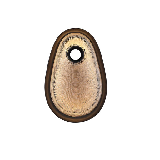 Wall Sconce Avenue Lighting HF7111W-BK-SMK Palmea 14"H Oval Shape Alabaster LED Wall Sconce in Matte Black Avenue Lighting