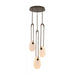 Pendant Lamp Avenue Lighting HF7103-AB-WHT Palmea 3-Light 18"W Oval Shape Alabaster LED Pendant in Aged Brass Avenue Lighting