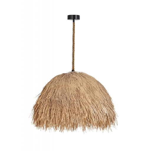 Pendant Light Avenue Lighting HF1011-RP Malibu 40"H Hemp Rope Pendant in Black in Hemp Rope/Black Avenue Lighting