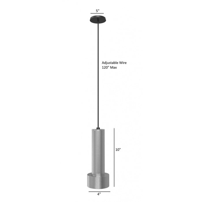 Pendant Light Avenue Lighting HF1070-LGY Cicada 10"H LED Pendant in Knurled Light Grey Avenue Lighting