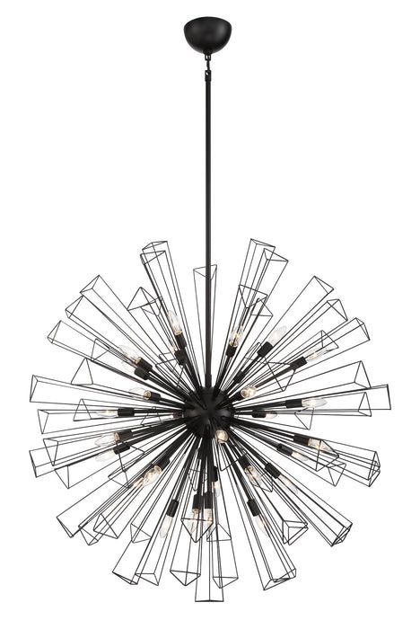 Eurofase 43864-010 Dendelio 40" Matte Black Chandelier