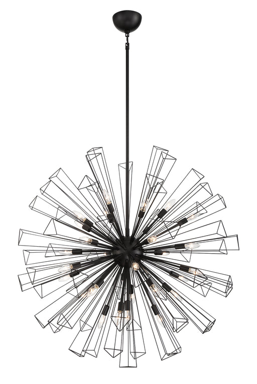 Eurofase 43864-010 Dendelio 40" Matte Black Chandelier