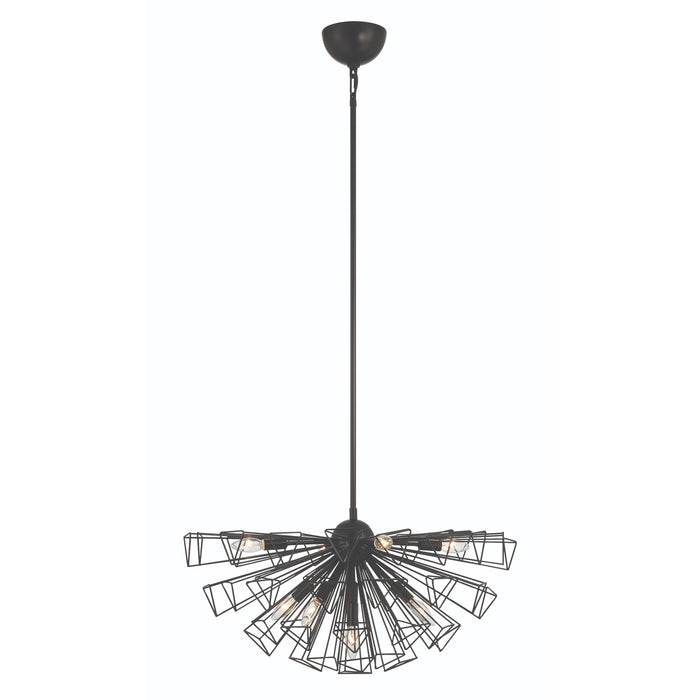 Eurofase 46762-016 Dendelio 30" Matte Black Chandelier