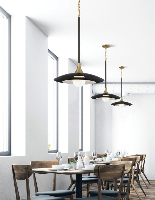 Eurofase 46441-041 Welsh 18" Matte Black LED Pendant Light