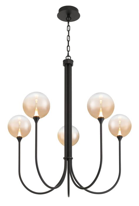 Eurofase 48923-039 Iissa 34" Matte Black LED Chandelier