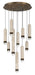 Eurofase 50130-023 Cambre 22" Antique Brass LED Chandelier