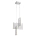 Eurofase 37347-035 Coburg 23" Anodized Silver LED Pendant Light