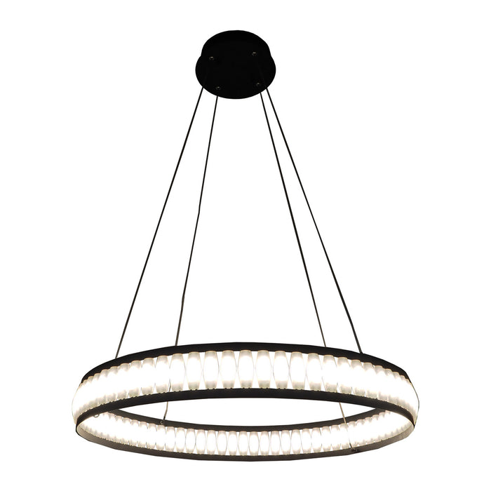 Eurofase 37091-019 Forster 28" Matte Black LED Pendant Light