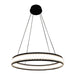 Eurofase 37091-019 Forster 28" Matte Black LED Pendant Light