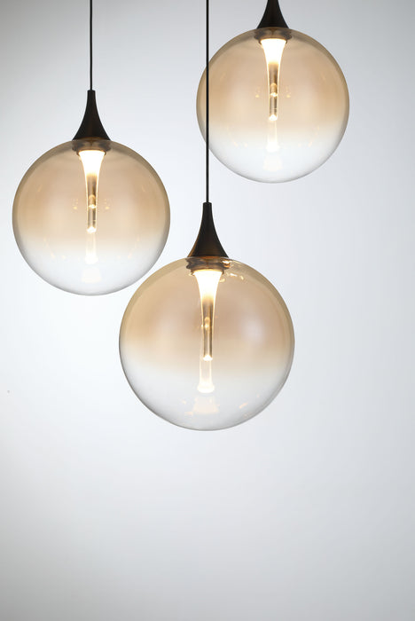 Eurofase 48929-035 Iissa 21" Matte Black LED Chandelier