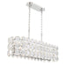 Eurofase 44287-016 Perrene 40" Chrome Chandelier