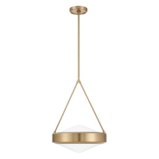 Pendant Light Thesis 207424A Agate 15 inch 3 light Champagne Gold Pendant Light with Opal Glass Shade THESIS