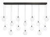 Eurofase 48939-010 Iissa 72" Matte Black LED Chandelier
