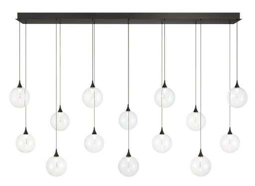 Eurofase 48939-010 Iissa 72" Matte Black LED Chandelier