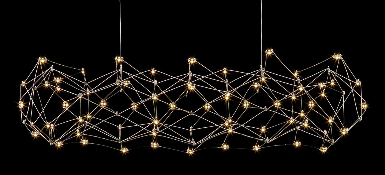 Eurofase 38036-019 Leonardelli 65" Chrome LED Chandelier