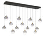 Eurofase 48940-023 Iissa 72" Gold-Black Mix LED Chandelier