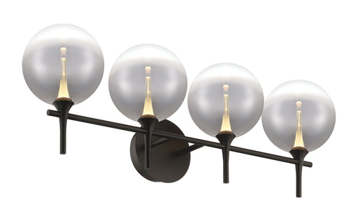 Eurofase 48918-022 Iissa 4-Light Matte Black LED Vanity Light