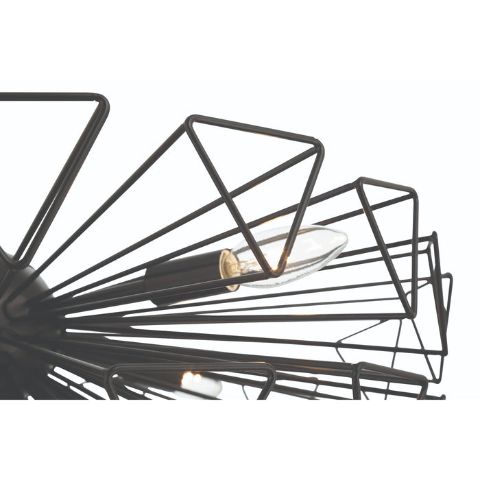Eurofase 46762-016 Dendelio 30" Matte Black Chandelier