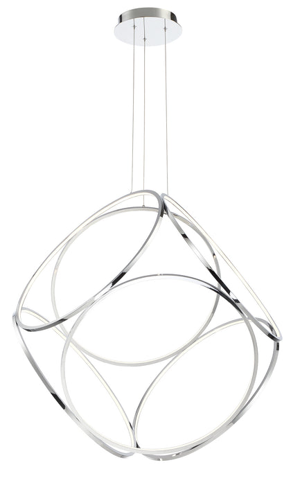 Eurofase 37104-016 Glenview 34" Chrome LED Chandelier