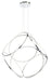 Eurofase 37104-016 Glenview 34" Chrome LED Chandelier