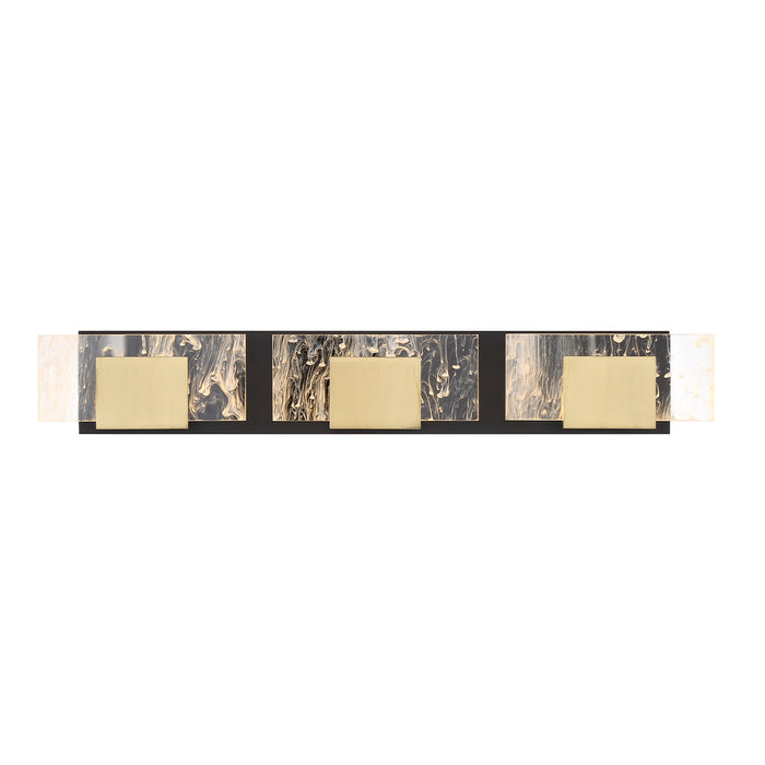 Eurofase 45346-019 Kasha 28" Gold-Black Mix LED Vanity Light