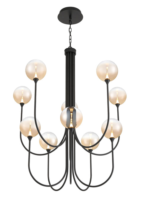 Eurofase 48926-032 Iissa 40" Matte Black LED Chandelier