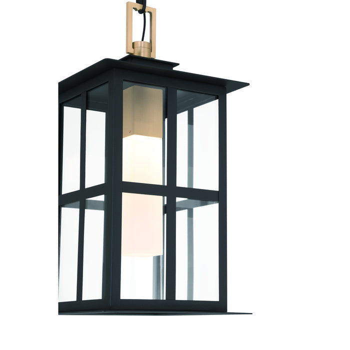 Eurofase 47388-017 Greyson 16" Brass-Black Mix LED Pendant Light