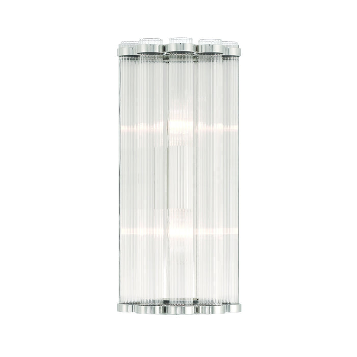 Eurofase 47241-022 Glasbury 14" Polished Nickel Wall Sconce