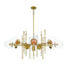 Eurofase 47222-014 Traiton 48" Gold Chandelier