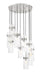 Chandelier Z-Lite 7002P5-11R-BN Brushed Nickel Fontaine 11 Light Chandelier Z-Lite