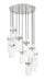 Chandelier Z-Lite 7002P5-11R-BN Brushed Nickel Fontaine 11 Light Chandelier Z-Lite