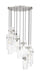 Chandelier Z-Lite 7002P5-11R-BN Brushed Nickel Fontaine 11 Light Chandelier Z-Lite